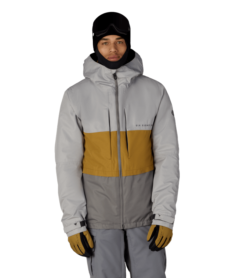 MENS SMARTY® 3-IN-1 FORM™ JACKET - LIGHT GREY COLORBLOCK