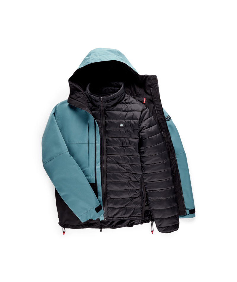 MENS SMARTY® 3-IN-1 FORM™ JACKET - PALE FIRN COLORBLOCK