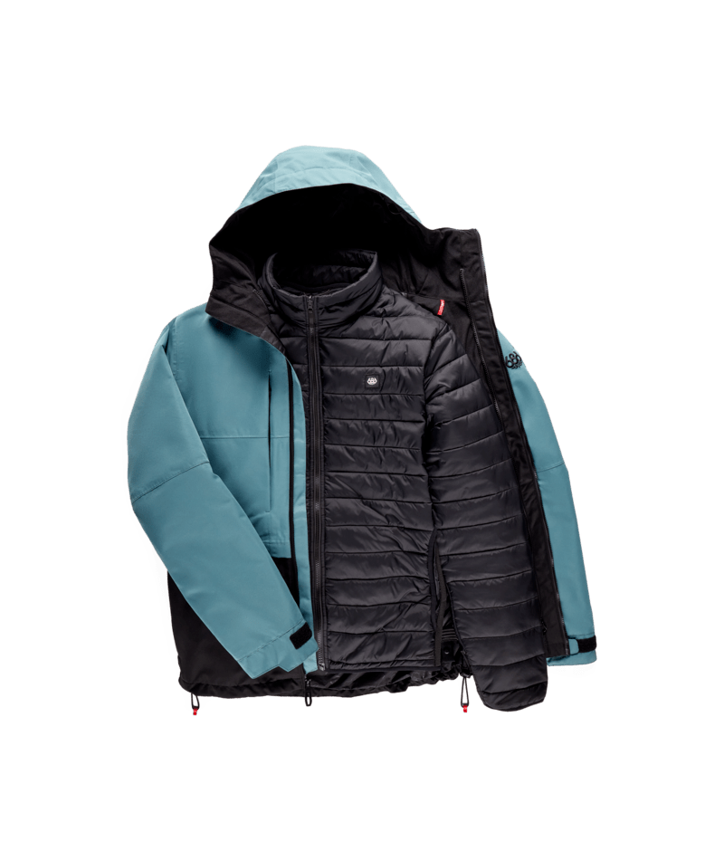 MENS SMARTY® 3-IN-1 FORM™ JACKET - PALE FIRN COLORBLOCK