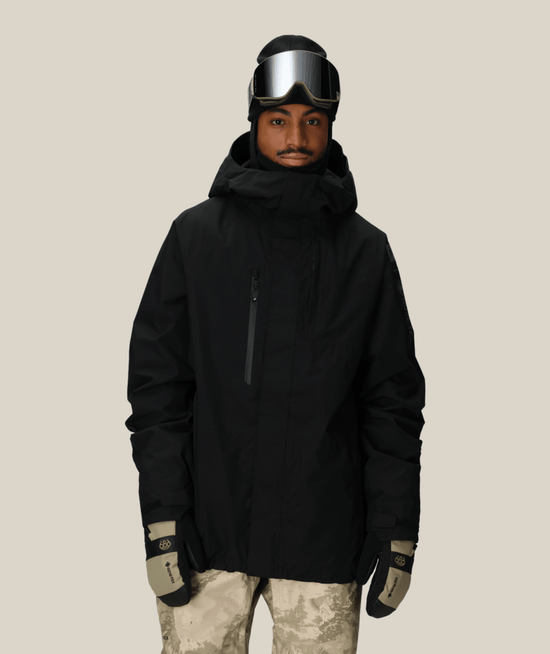 MENS GORE-TEX CORE SHELL JACKET - BLACK