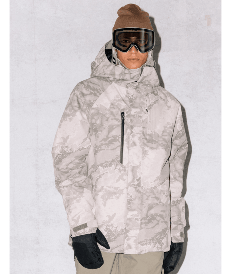 MENS GORE-TEX CORE SHELL JACKET - LIMESTONE HEMISPHERE PRINT
