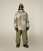 MENS GORE-TEX CORE SHELL JACKET - LIMESTONE HEMISPHERE PRINT