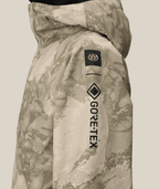 MENS GORE-TEX CORE SHELL JACKET - LIMESTONE HEMISPHERE PRINT