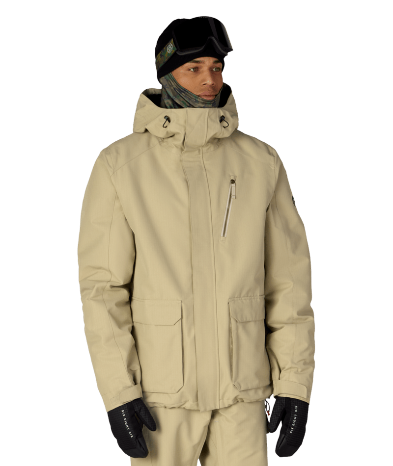 MENS NIGHTLINE™ INSULATED  JACKET - KHAKI RIPSTOP