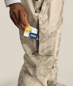 MENS GORE-TEX CORE SHELL PANT - LIMESTONE HEMISPHERE PRINT