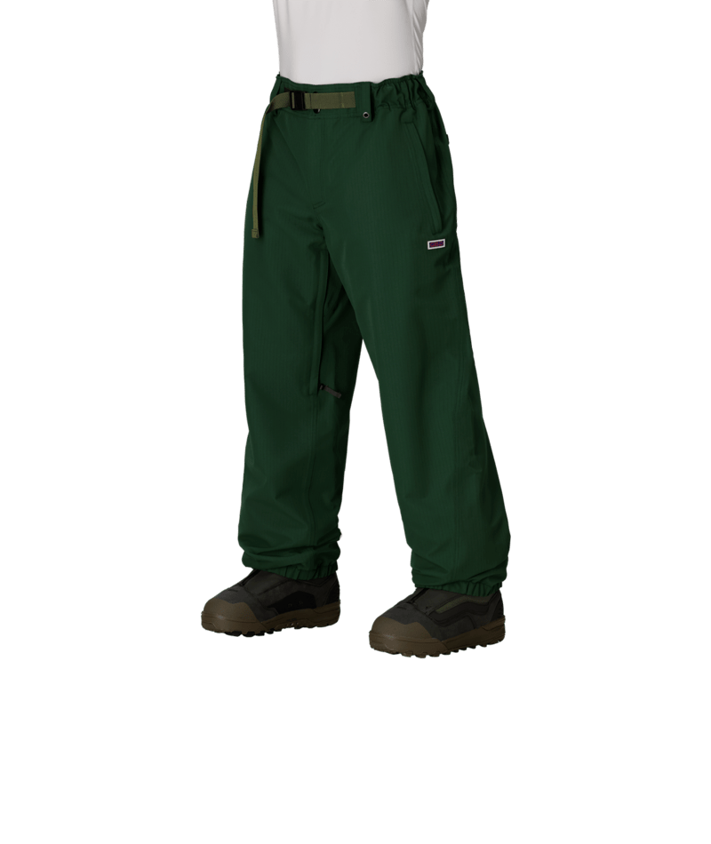 MENS DOJO SHELL PANT - MOSS GREEN RIPSTOP