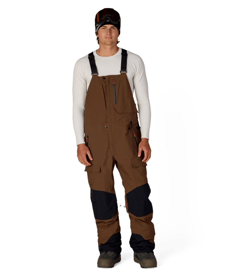 MENS GORE-TEX DISPATCH™ SHELL BIB - DARK EARTH