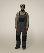 MENS HOT LAP™ INSULATED BIB - CHARCOAL COLORBLOCK