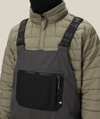 MENS HOT LAP™ INSULATED BIB - CHARCOAL COLORBLOCK