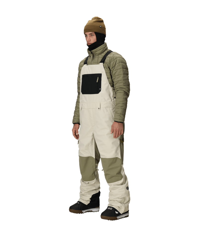 MENS HOT LAP™ INSULATED BIB - LIMESTONE COLORBLOCK