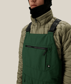 MENS HOT LAP™ INSULATED BIB - MOSS GREEN RIPSTOP