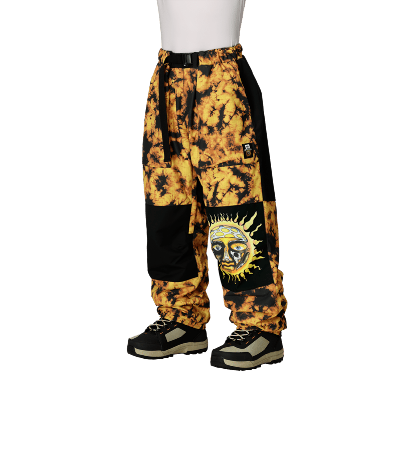 MENS 686 SUBLIME SHELL PANTS - SUBLIME ORANGE TIE DYE