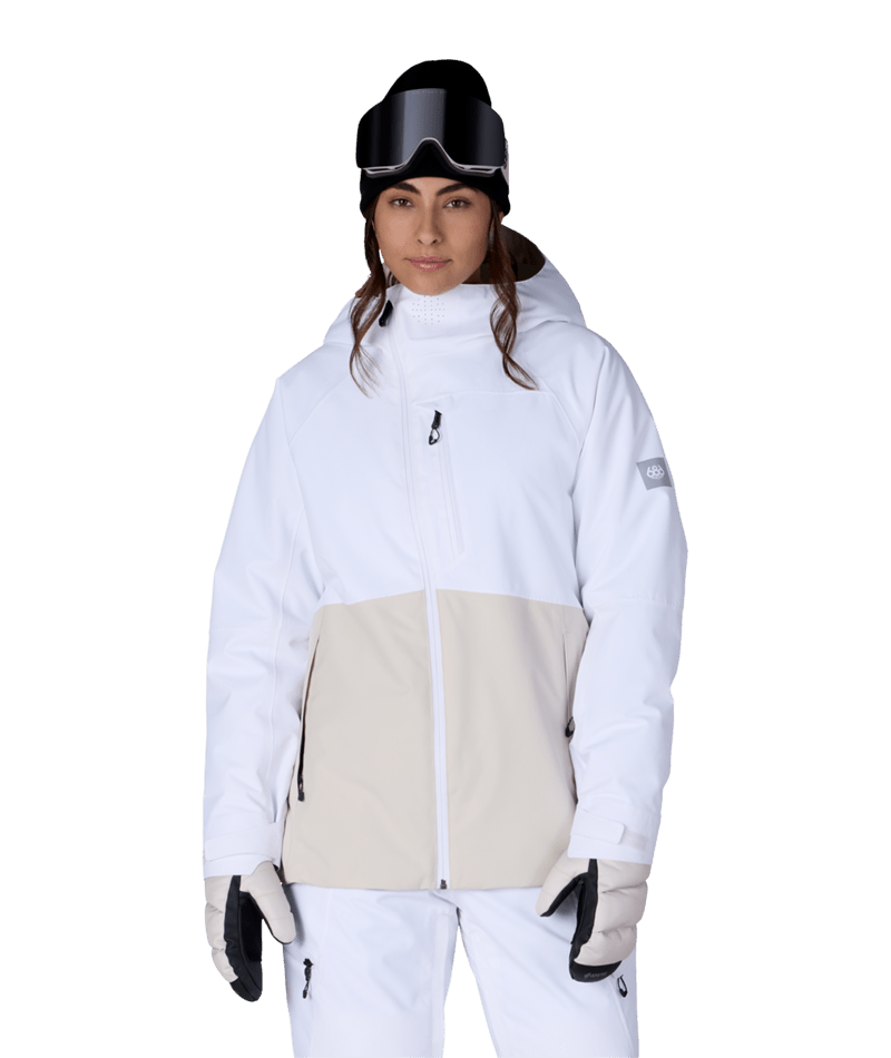 WOMENS HYDRA™ THERMAGRAPH® JACKET - WHITE COLORBLOCK