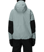 WOMENS OUTLINE™ SHELL ANORAK - DUSTY MARINE GRID