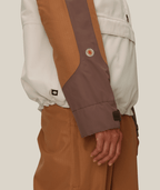 WOMENS OUTLINE™ SHELL ANORAK - LIMESTONE COLORBLOCK