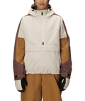 WOMENS OUTLINE™ SHELL ANORAK - LIMESTONE COLORBLOCK