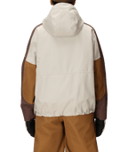 WOMENS OUTLINE™ SHELL ANORAK - LIMESTONE COLORBLOCK