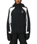WOMENS HOLOGRAM™ SHELL JACKET - BLACK COLORBLOCK