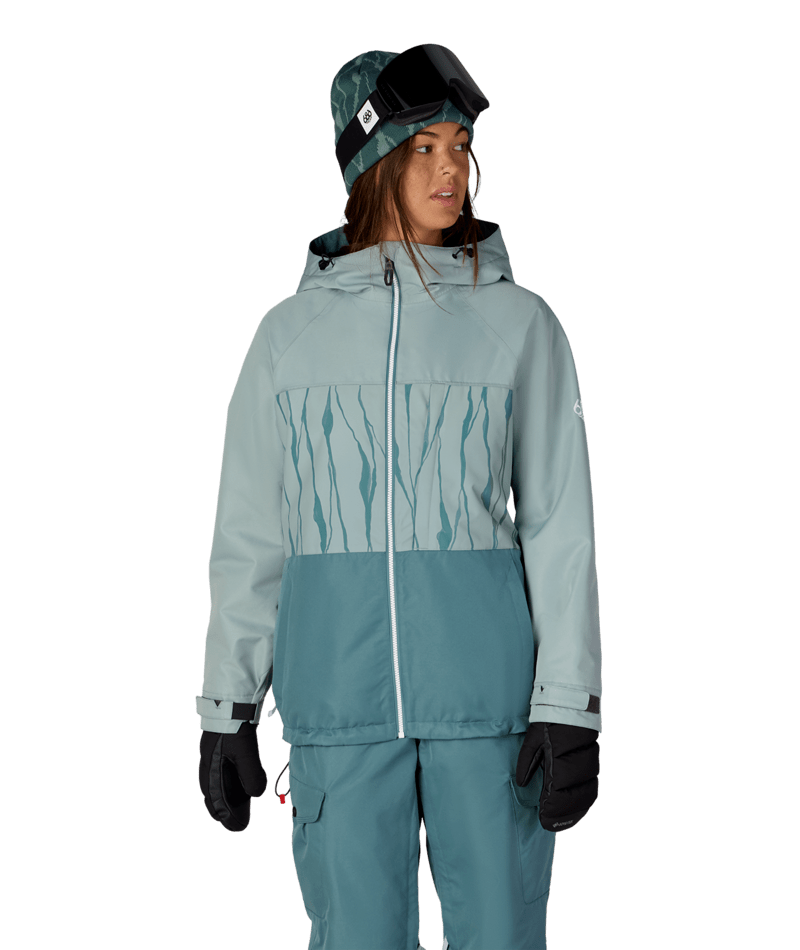 WOMENS ATHENA™ INSULATED JACKET - DUSTY MARINE COLORBLOCK