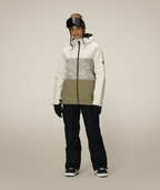 WOMENS ATHENA™ INSULATED JACKET - LIMESTONE COLORBLOCK