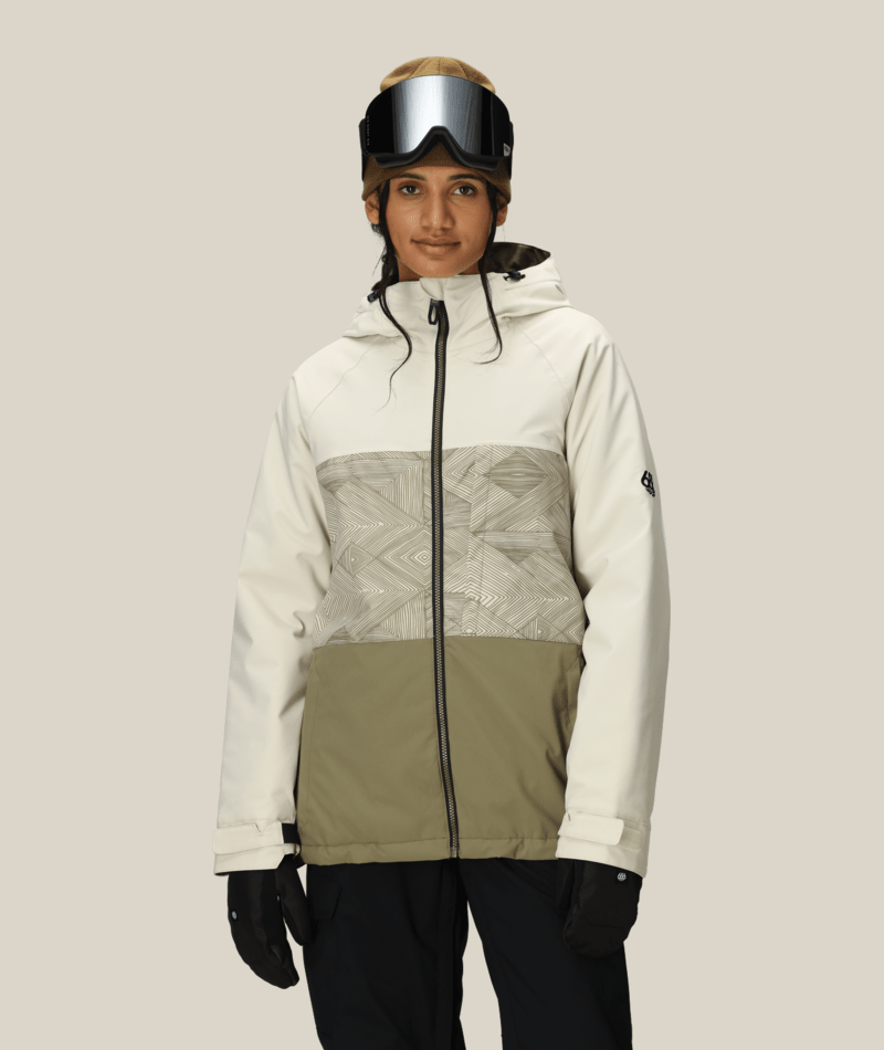 WOMENS ATHENA™ INSULATED JACKET - LIMESTONE COLORBLOCK