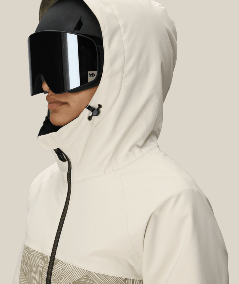 WOMENS ATHENA™ INSULATED JACKET - LIMESTONE COLORBLOCK