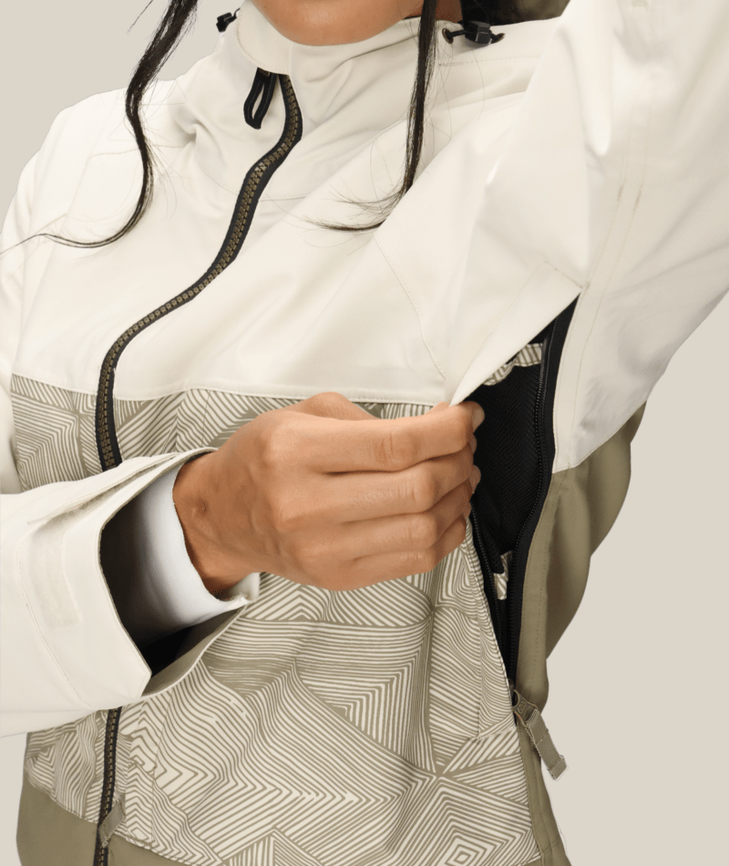 WOMENS ATHENA™ INSULATED JACKET - LIMESTONE COLORBLOCK