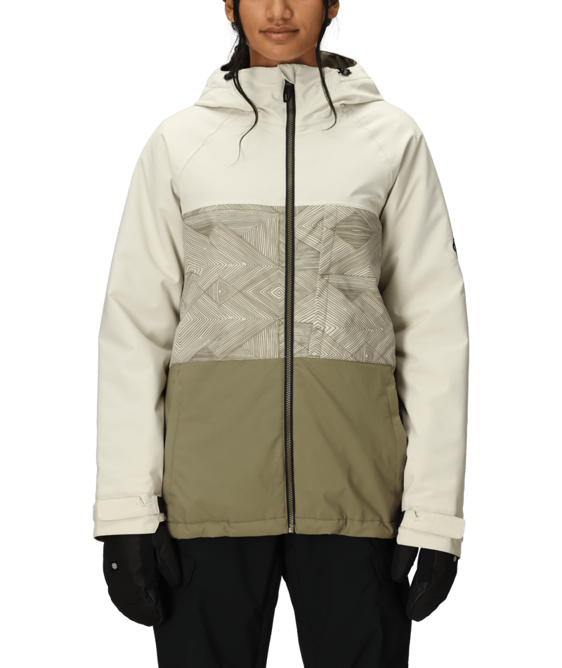 WOMENS ATHENA™ INSULATED JACKET - LIMESTONE COLORBLOCK