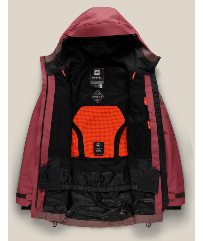 WOMENS GORE-TEX SKYLINE THERMAGRAPH® JACKET - ROSEWOOD