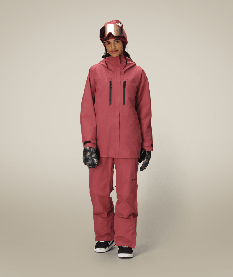 WOMENS GORE-TEX SKYLINE THERMAGRAPH® JACKET - ROSEWOOD
