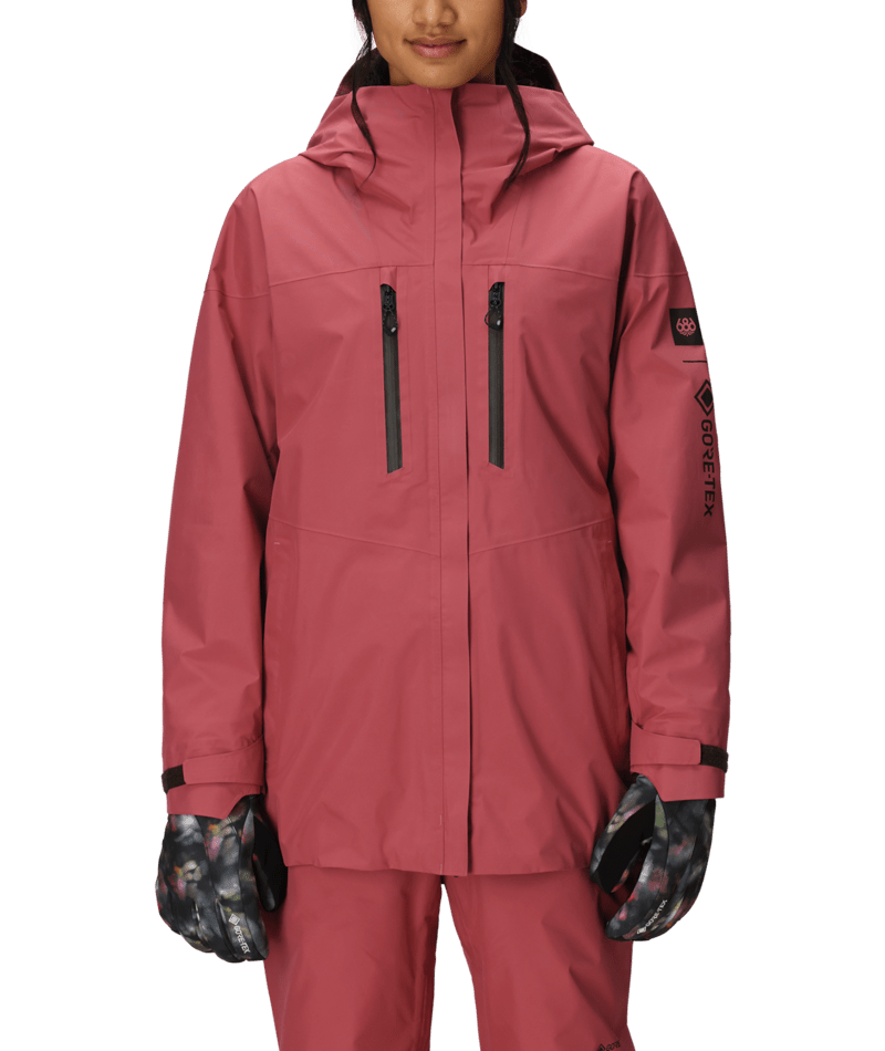 WOMENS GORE-TEX SKYLINE THERMAGRAPH® JACKET - ROSEWOOD