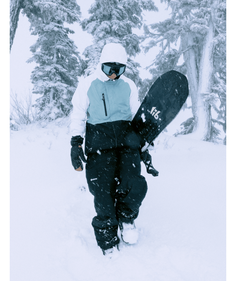 WOMENS GORE-TEX WILLOW™ INSULATED JACKET - DUSTY MARINE COLORBLOCK