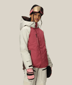 WOMENS GORE-TEX WILLOW™ INSULATED JACKET - ROSEWOOD COLORBLOCK