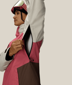 WOMENS GORE-TEX WILLOW™ INSULATED JACKET - ROSEWOOD COLORBLOCK