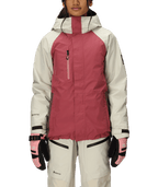 WOMENS GORE-TEX WILLOW™ INSULATED JACKET - ROSEWOOD COLORBLOCK
