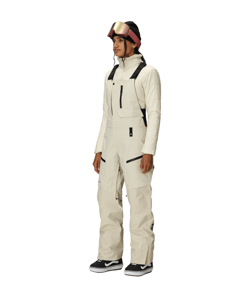 WOMENS GORE-TEX  DISPATCH™ SHELL BIB - LIMESTONE