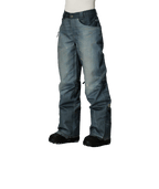 WOMENS DECONSTRUCTED DENIM INSULATED PANT - INDIGO DENIM