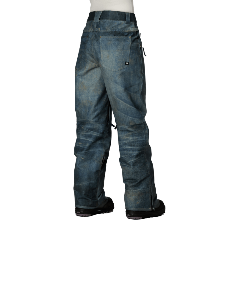 WOMENS DECONSTRUCTED DENIM INSULATED PANT - INDIGO DENIM