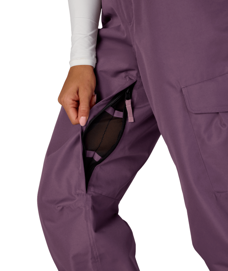 WOMENS AURA™ INSULATED CARGO PANT - BLACK PLUM