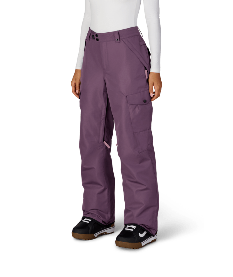 WOMENS AURA™ INSULATED CARGO PANT - BLACK PLUM