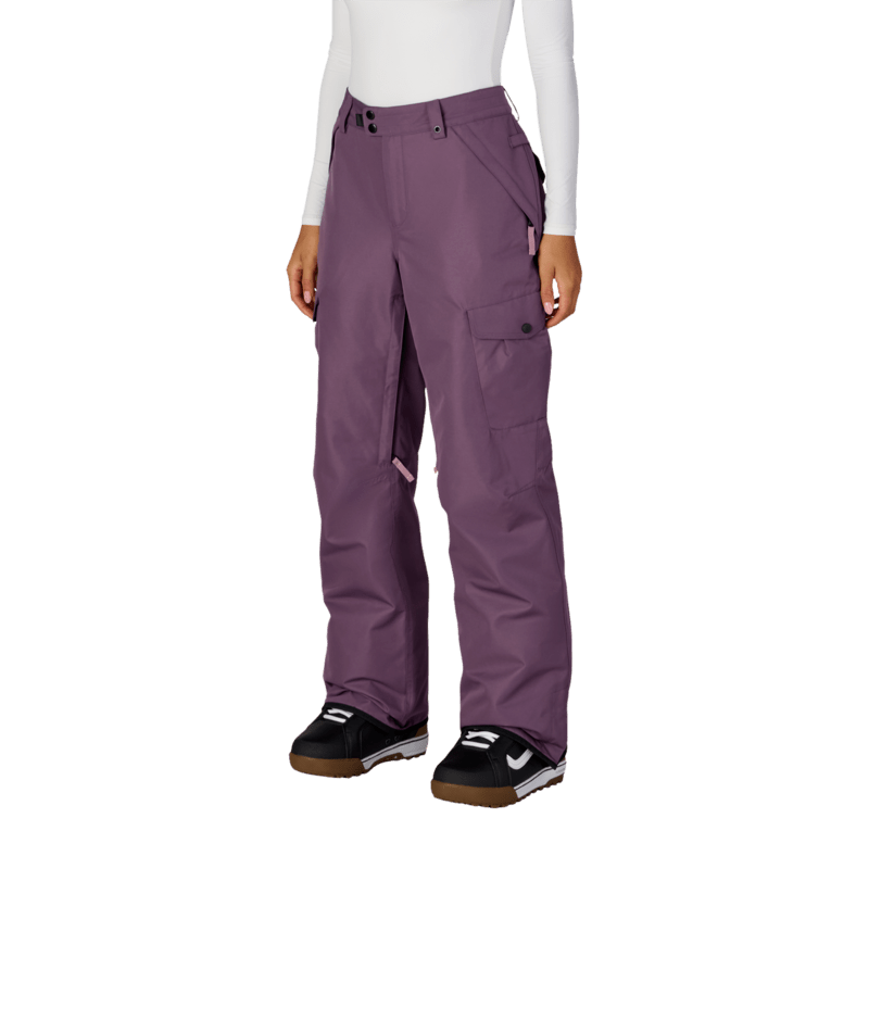 WOMENS AURA™ INSULATED CARGO PANT - BLACK PLUM