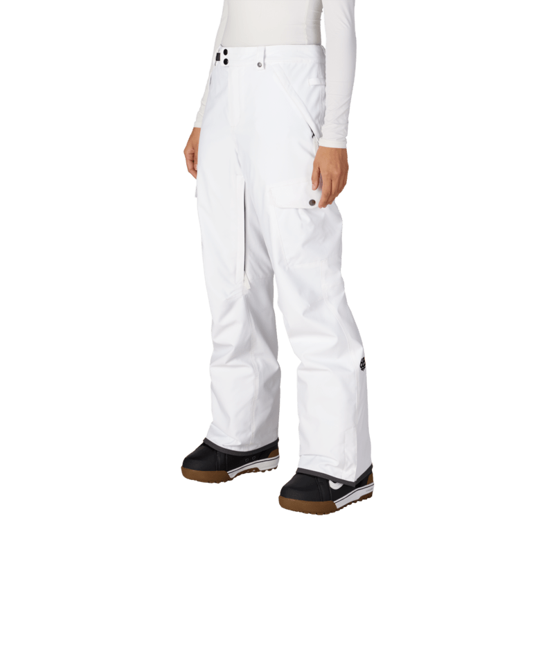 WOMENS AURA™ INSULATED CARGO PANT - WHITE