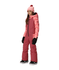 GIRLS SHINE INSULATED ONE-PIECE - ROSEWOOD COLORBLOCK