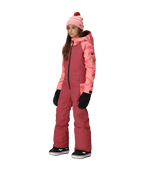 GIRLS SHINE INSULATED ONE-PIECE - ROSEWOOD COLORBLOCK
