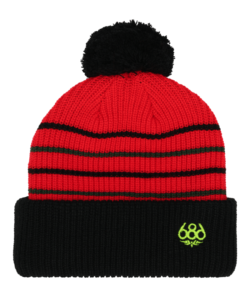 YOUTH POM BEANIE - FLARE COLORBLOCK