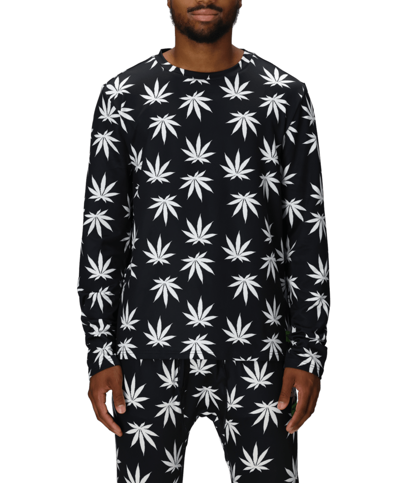 MENS PLANTLIFE BASE LAYER LS TOP - HUF PLANTLIFE