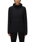 WOMENS MISSION GRID™ HOODY - BLACK