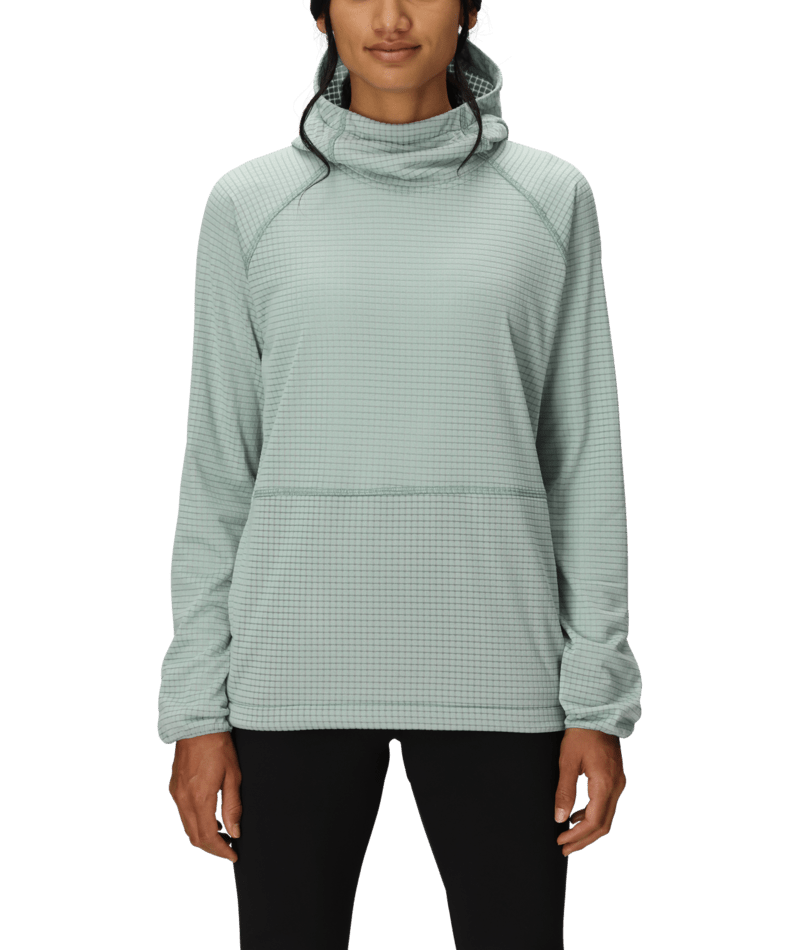 WOMENS MISSION GRID™ HOODY - DUSTY MARINE