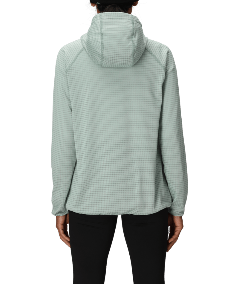 WOMENS MISSION GRID™ HOODY - DUSTY MARINE