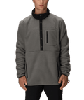 MENS TIOGA FLEECE PULLOVER - RHINO GREY